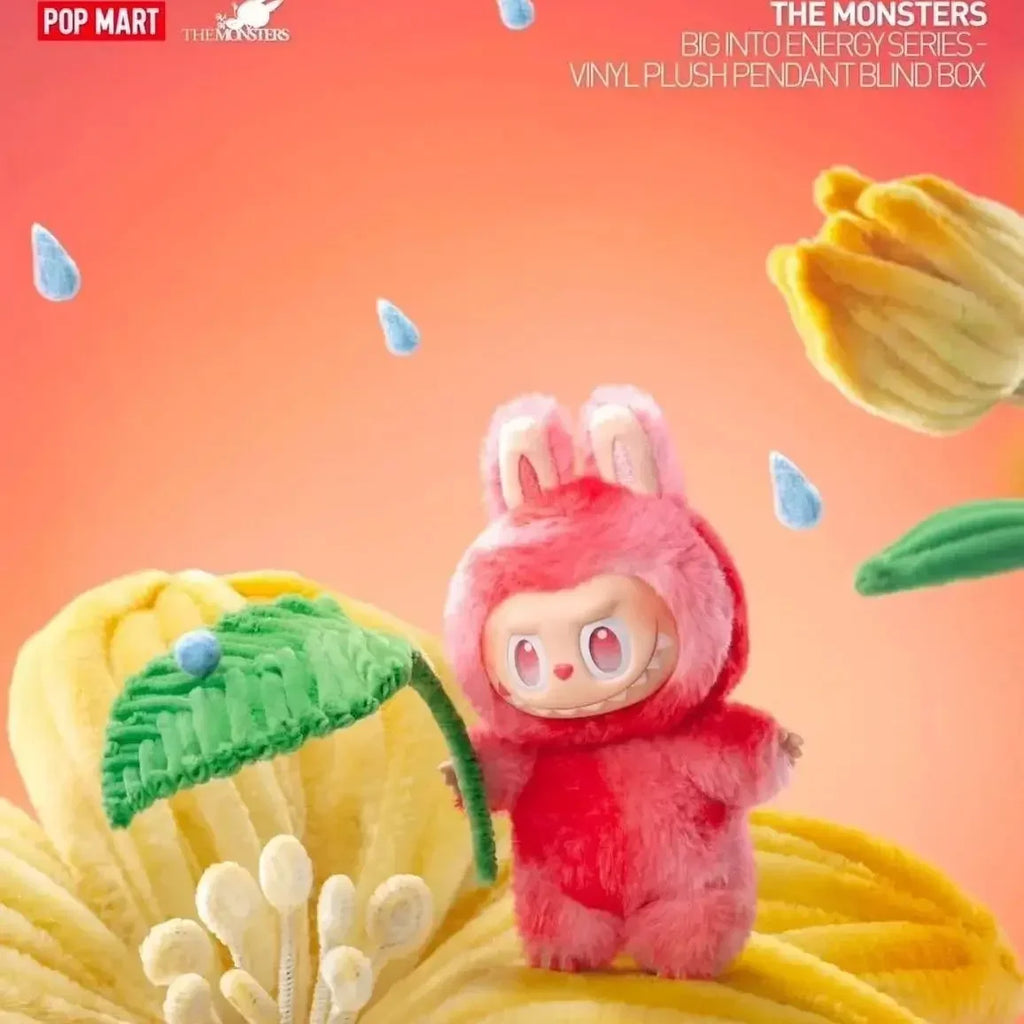 POP MART LABUBU THE MONSTERS 3.0 Big into Energy Blind Box Dynamic Vinyl Plush Guess Bag Playful Mystery Treasure Gift