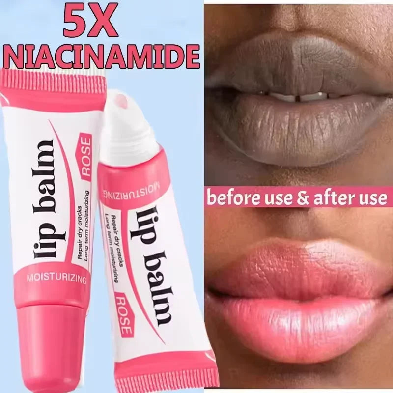 Fast Lighten Melanin Lip Mask Remove Dark Lip Balm Serum Exfoliating Fade Lip Lines Dead Skin Nourishing Repair Lip Care Makeup