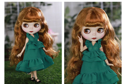 ICY DBS Blyth doll bjd joint body white black skin temperament skirt casual sports skirt 1/6 toy 30 cm girl gift anime SD