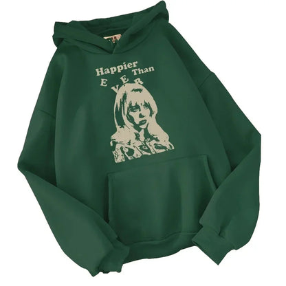 2026  Ever Happy of Ever hooded sweatshirt casual and personalized hooded top hoodie neutral streetwear music album fan gift
