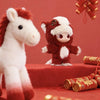 POP MART LABUBU Have A Good Run Series Vinyl Plush Pendant Trendy Blind Box Toys Mystery Box Guess Action Figure Surprise
