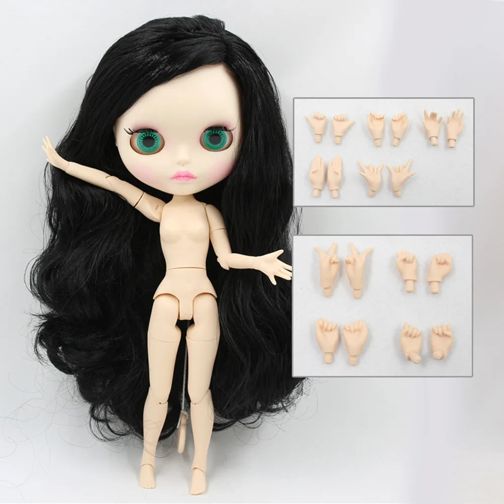 ICY DBS blyth doll 1/6 joint body white skin toy customized doll 30cm bjd random eyes colors anime toy girls gift
