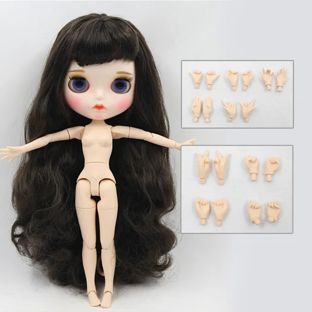 ICY DBS Blyth Doll 1/6 toy bjd matte face customized face joint body custom doll 30cm girls gift anime