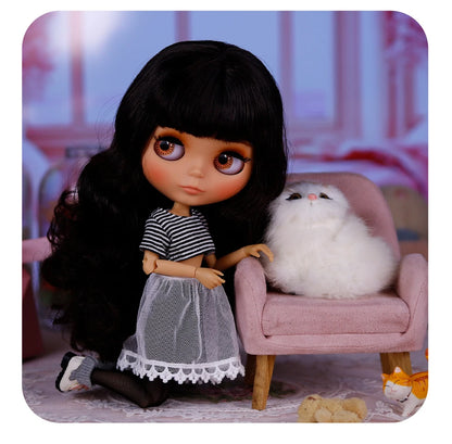 ICY DBS Blyth Doll Tan Skin Matte Face With Eyebrows Special Price 1/6 BJD JOINT body Neo Anime