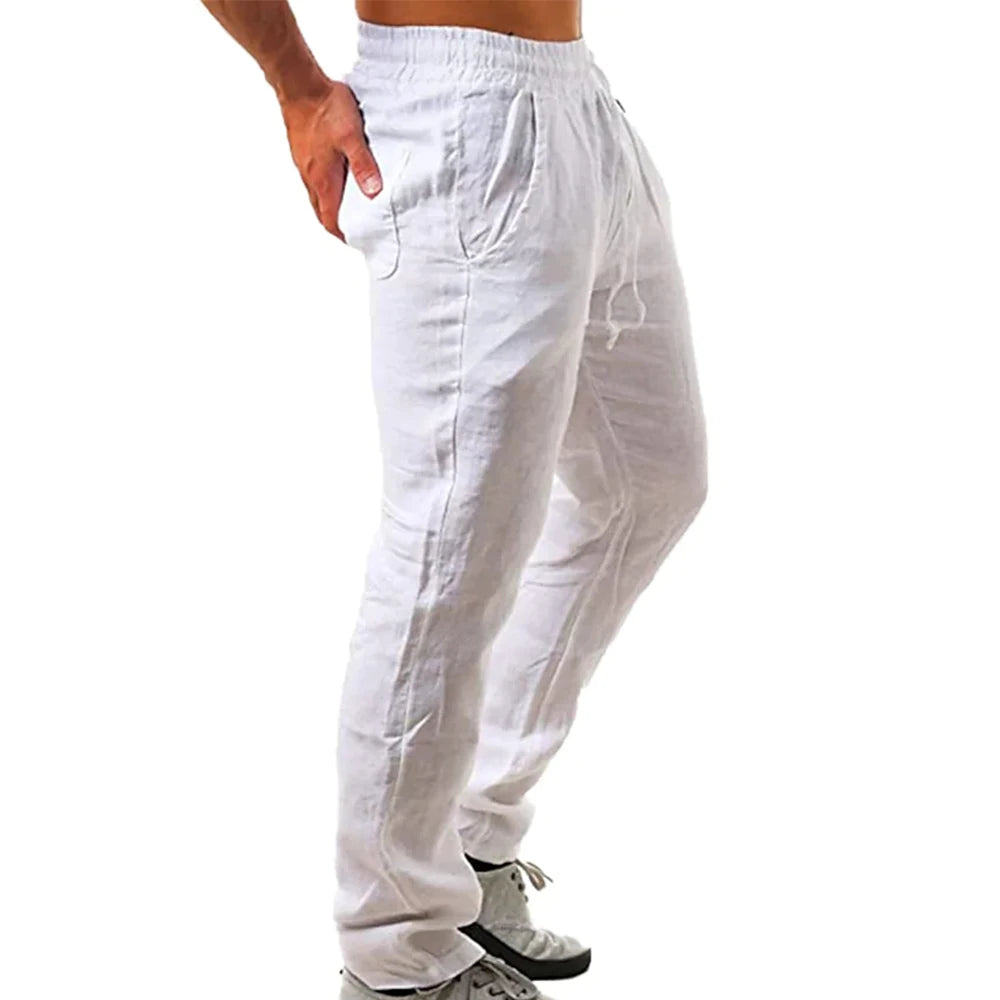 Men's Cotton-Linen Casual Pants