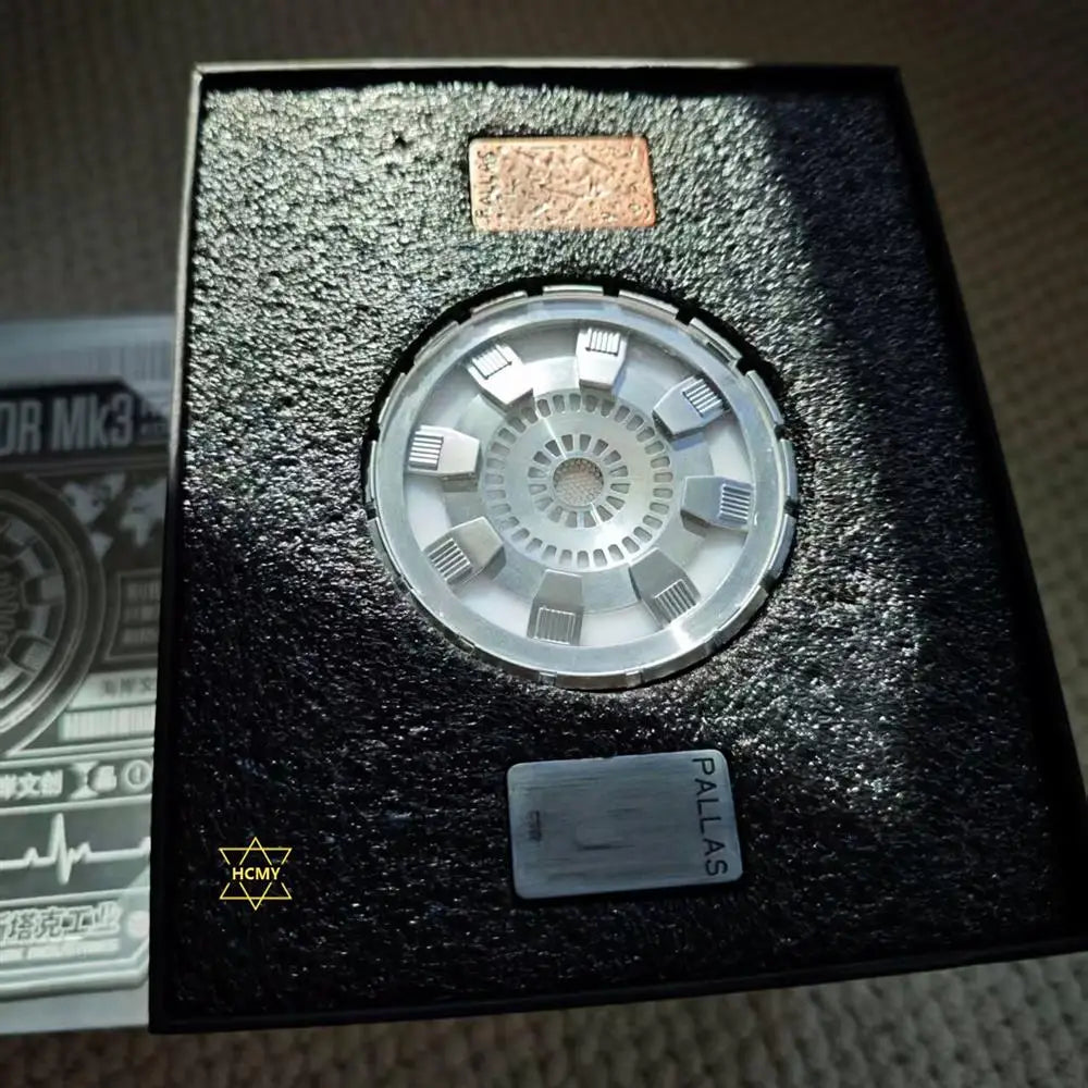 Iron Man Arc Reactor MK3 Generations Tony Stark Hcmy Edition stark industries Figure Led Light Palladium Element Chest Lamp