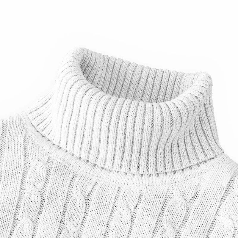 Men's Knit Turtleneck Pullover