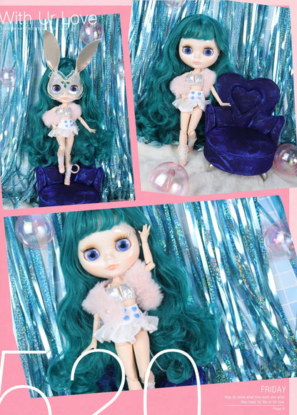 ICY DBS Blyth doll White Skin Glossy face Matte face Joint body with hand set A&B 1/6 bjd suitable diy makeup Special price