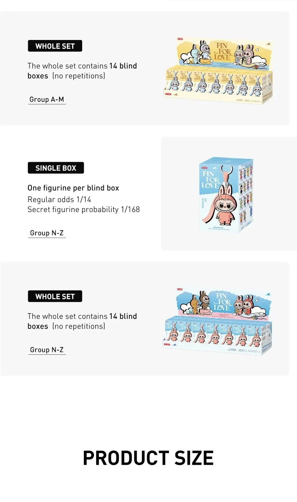 Pin for Love Labubu The Monsters Blind Box POP MART Charismatic Vinyl Plush Pendant Collectible Mystery Surprise Gift