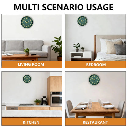 Retro Quartz Wall Clock Modern 3D Cubic Digital Silent Clock Living Room Bedroom Wall Clock Fashion Non Ticking Home Decoration