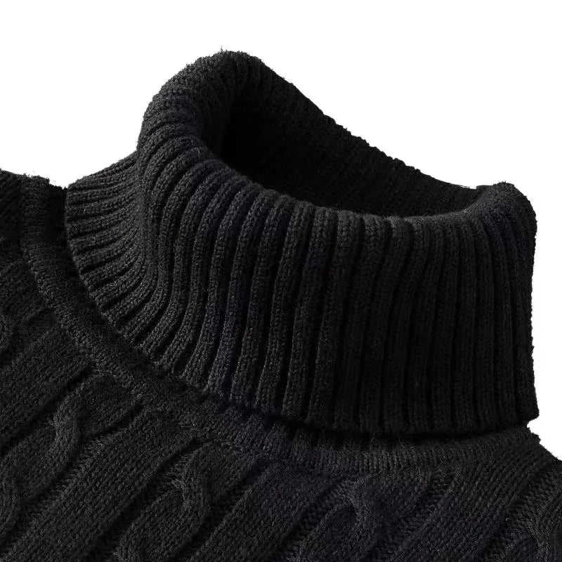 Men's Knit Turtleneck Pullover