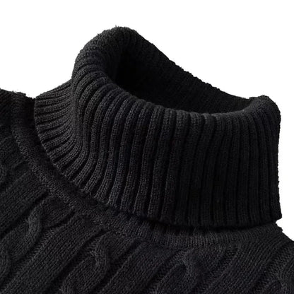 Men's Knit Turtleneck Pullover