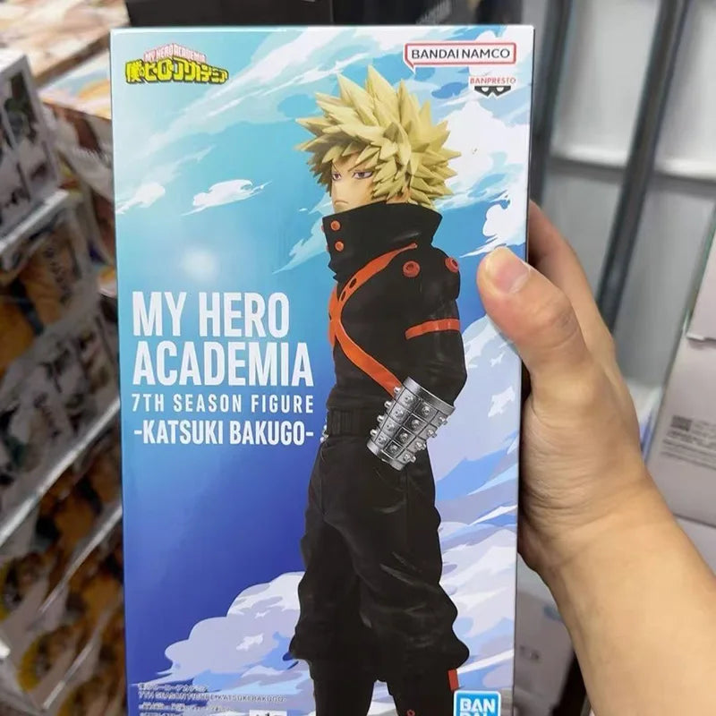 Bandai Original BANPRESTO My Hero Academia 7TH SEASON FIGURE Katsuki Bakugo Figure Anime Model Genuine Boxed Toys