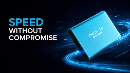 High-speed SSD 1TB Portable External Hard Drive 2TB Solid State Drive 4TB Mass Hard Disk for Laptop Mac PC and Mobile Phone Data