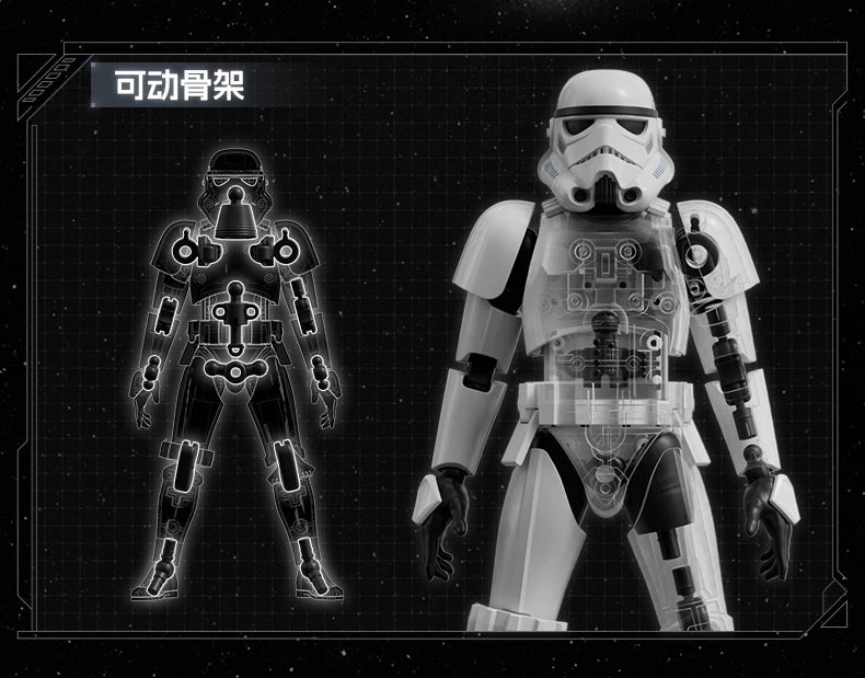 Blokees Star Wars Action Figure Darth Vader Dark Trooper Stormtrooper Anime Collection Toys Model For Children Gift