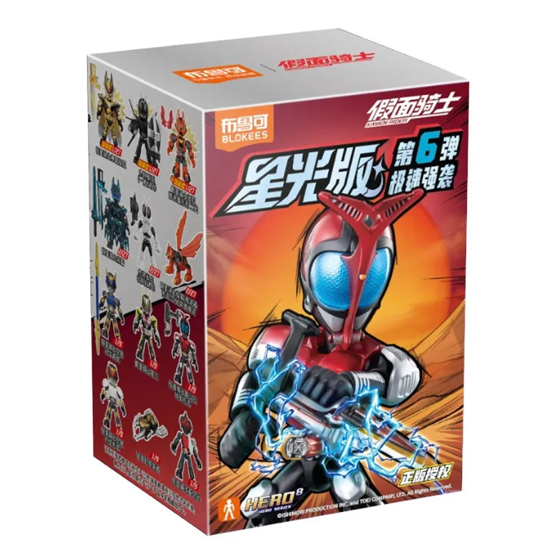 BLOKEES Kamen Rider Building Blocks Kabuto Geats Kaixa Delta Masked Rider Action Figure Assembled Toys