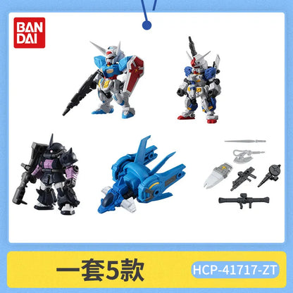 Bandai Gashapon Mobile Suit Ensemble (MSE) Gundam RX-78-2 Strike Hi-Nu Wing Astray ZZ Barbatos Assemble Model Kit Toy