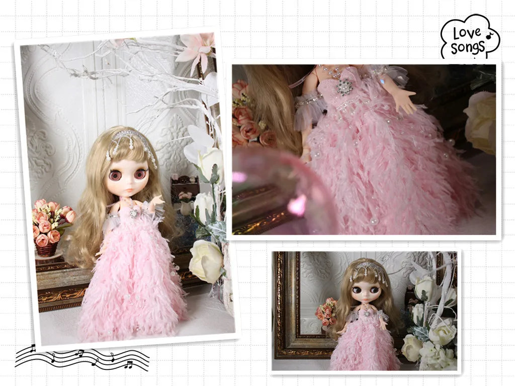 ICY DBS Blyth doll White Skin Glossy face Matte face Joint body with hand set A&B 1/6 bjd suitable diy makeup Special price