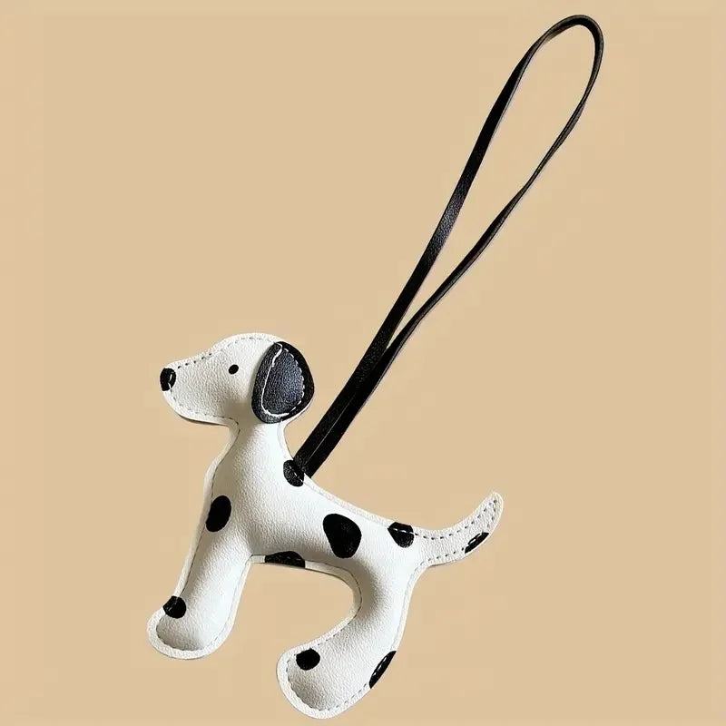 1Pc Cute Dalmatian Dog Charm Suitable for Backpacks, Shoulder Bags, and Various Bag Accessories Ideal Gift for Women