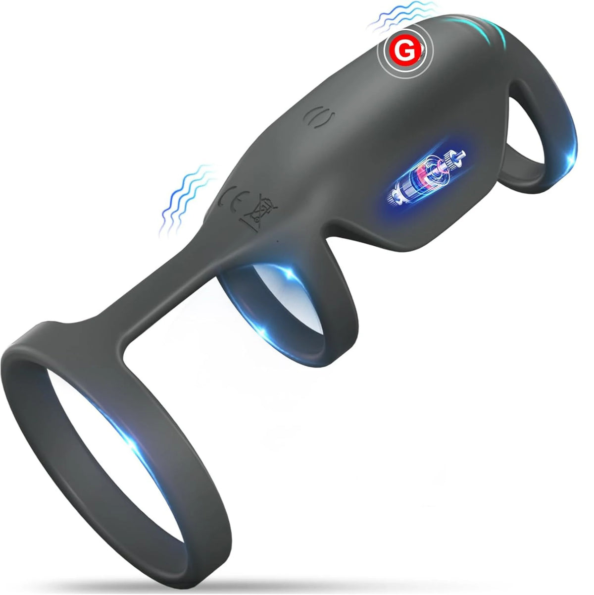 10-Mode Silicone Vibrating Sleeve & Ring