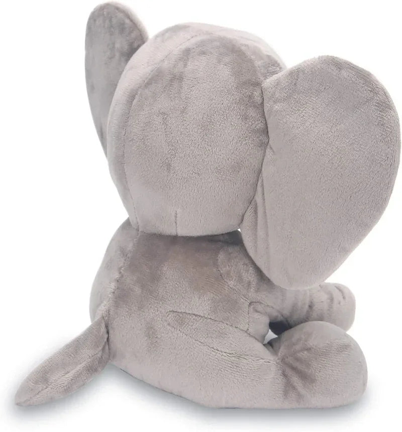 25cm Gray Elephant Stuffed Plush Toys Kawaii Animals Soft Sleeping Stuffed Pillow Doll Plushie for Baby Room Decorative Gifts