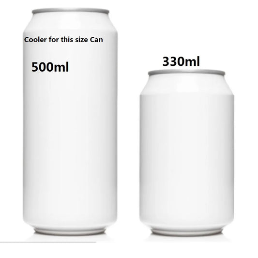 4 Colors  Can Cooler Sleeve for 500ml Can Neoprene Thermal Beer Sleeves for Large Cans(16OZ)Blank Koozie Foam Beer Bottle