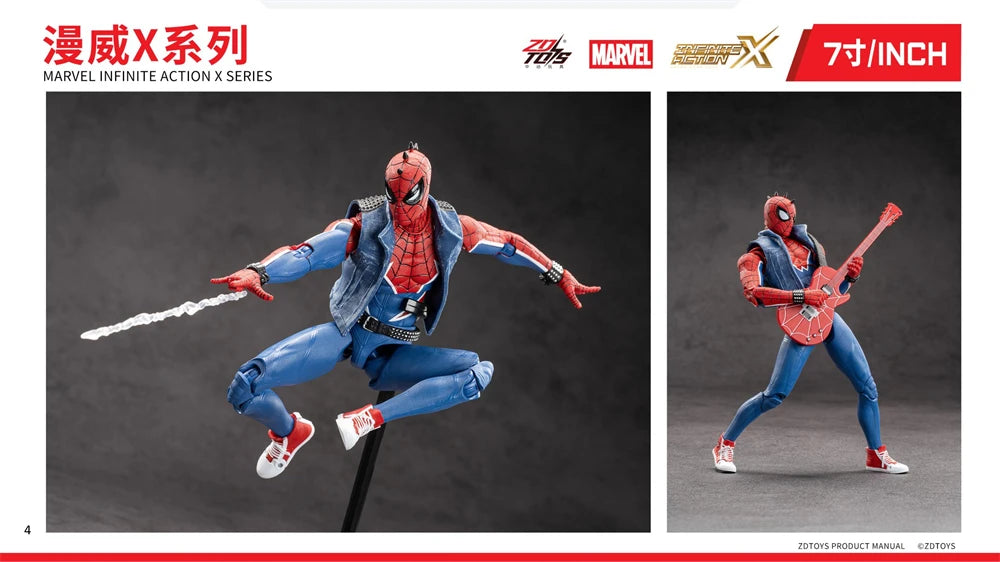 Marvel ZD Toys Iron Man Figure MK3 MK4 MK85 MK42 MK18 MK19 Spider-Man PS4 Iron Spider Action Figure Collections Gift