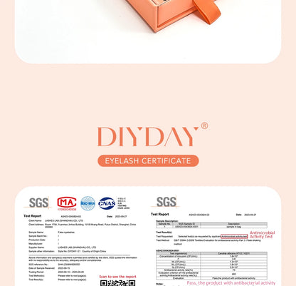 DIYDAY Narrow Anime Spire Lashes Premade Fans for Eyelash Extension Comic Spike False Mink Lashes Daily Natural Makeup Tool