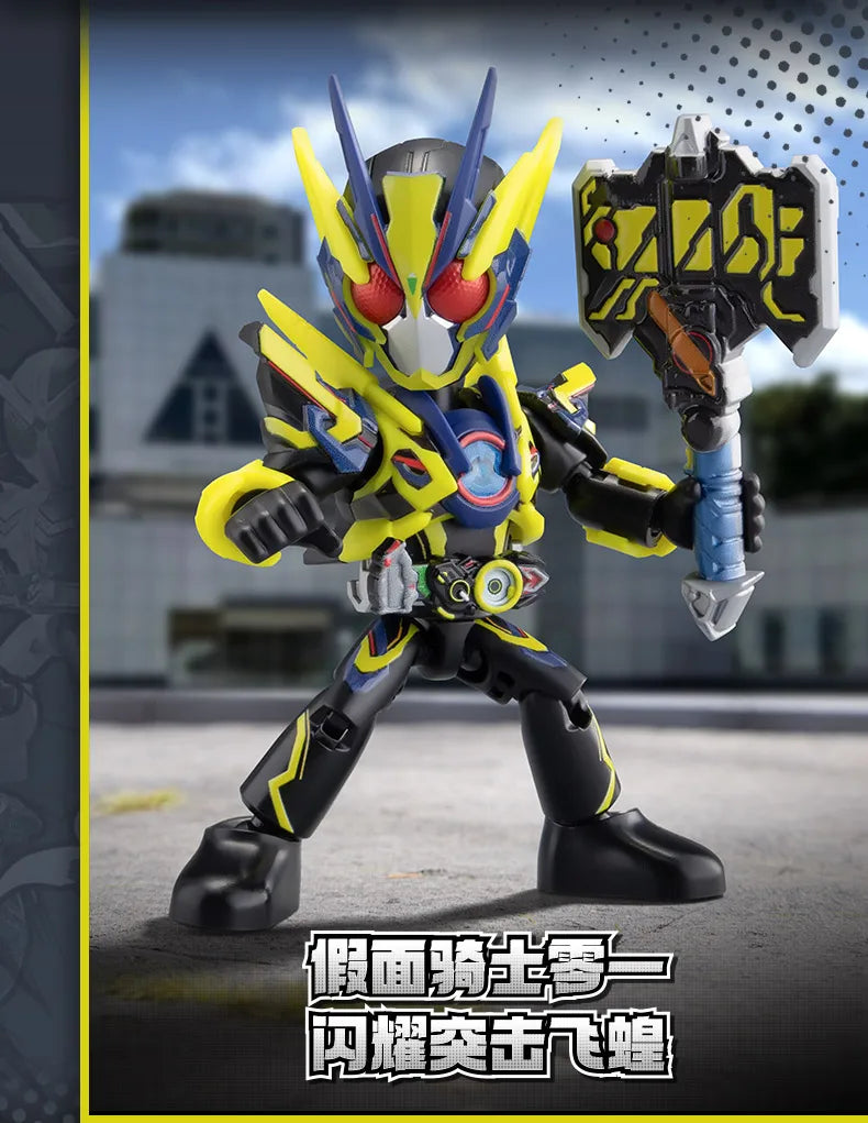 BLOKEES Kamen Rider Building Blocks Kabuto Geats Kaixa Delta Masked Rider Action Figure Assembled Toys