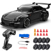 RC Drift Car 1:24 Remote Control Car for Adult 20KM/H 4WD High Speed RC Cars with LED Lights Extra Drifting Tires Vehicle Toy