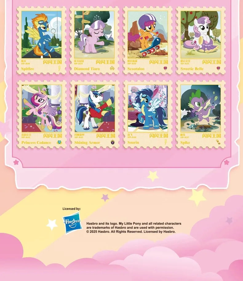 My Little Pony Blind Box Unicorn Twilight Sparkle Magic Rubber Doll Cartoon Creative Eraser Doll Girl Play Toy Gifts