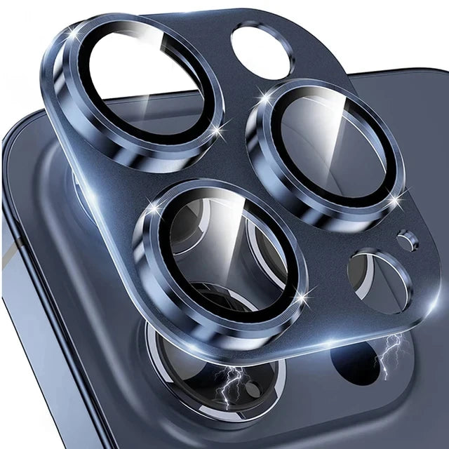 Metal Camera Lens Protector Glass For iPhone 17 Air 16 15 14 Pro Max Lens Funda For iPhone 16 Plus Full Cover Lens Camera Glass
