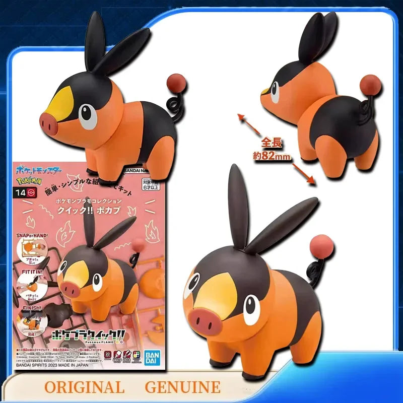 Bandai Original Genuine POKEMON MODEL KIT QUICK 1 21 22 23 Anime Action Figures Toys Kids Gift Assembly Model Collect Ornaments