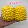 Crunchy Durian Building Block Handmade Squeeze Ball Fruits Stress Ball Popping Sound Squishy Toy Decompression Fidget Vent Toy