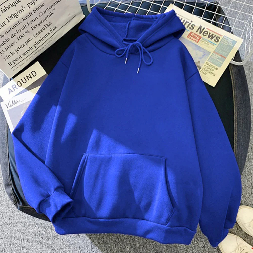 Oversized Fleece Streetwear Hoodie