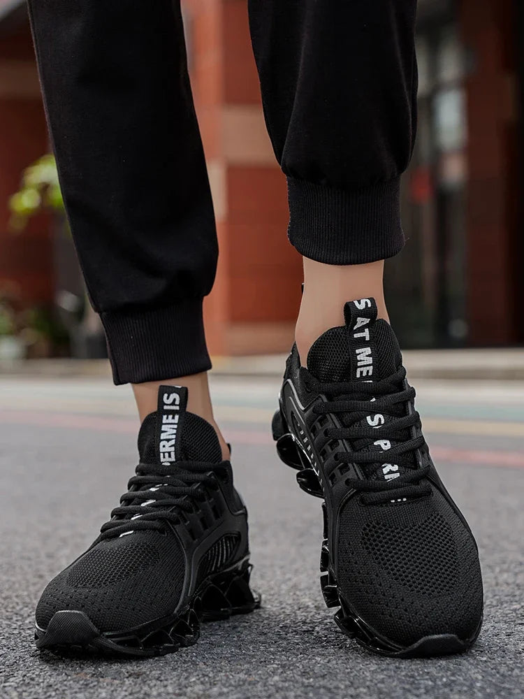Men's Running Shoes Trainer Race Breathable Sneakers Non-Slip Jogging Cushioning Mesh Outdoor Couple Luxury shoes Off-road Shoes