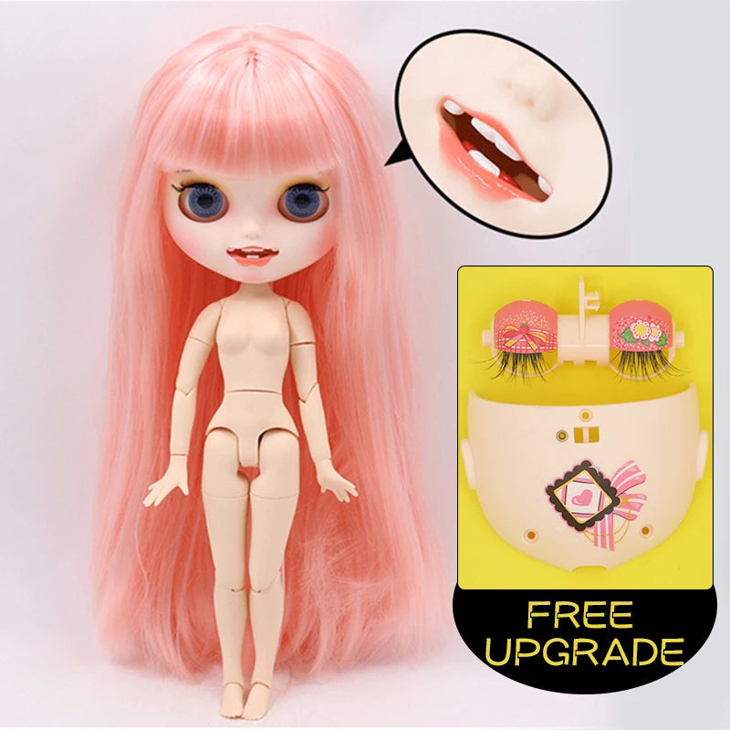 ICY DBS Blyth Doll 1/6 bjd ob24 toy joint body white skin custom doll customized face matte face 30cm toy girls gift