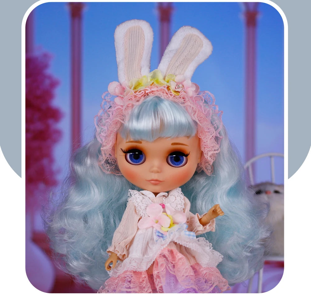 ICY DBS Blyth Doll Tan Skin Matte Face With Eyebrows Special Price 1/6 BJD JOINT body Neo Anime