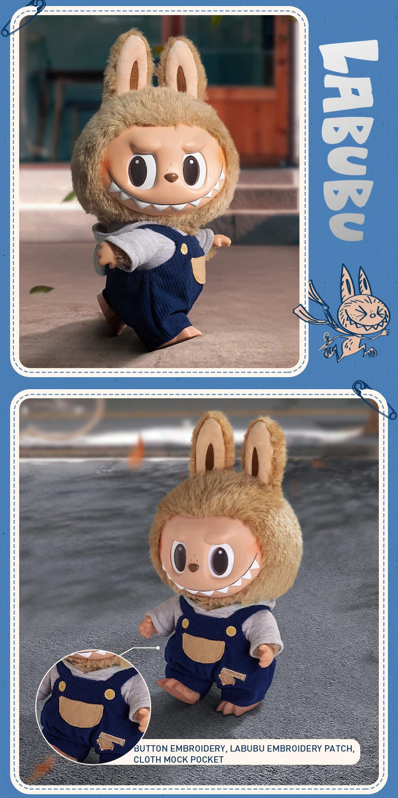 POP MART Labubu Time to Chill - Vinyl Doll Cute Birthday Gift