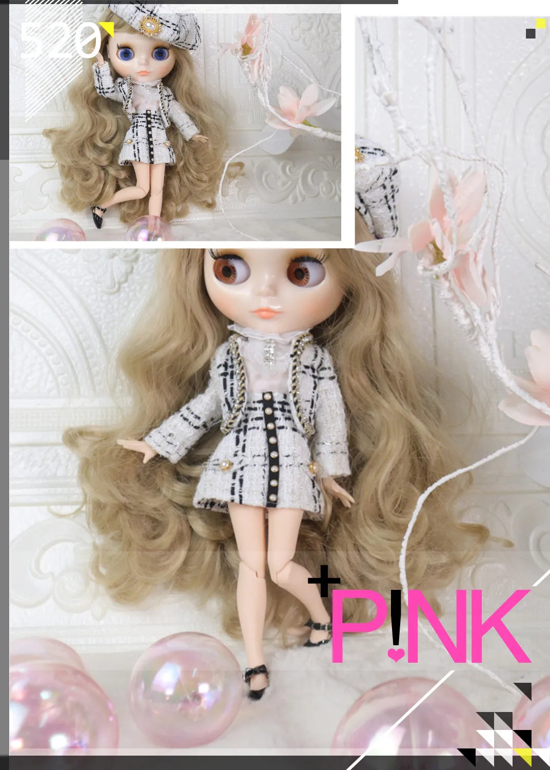 ICY DBS Blyth doll White Skin Glossy face Matte face Joint body with hand set A&B 1/6 bjd suitable diy makeup Special price