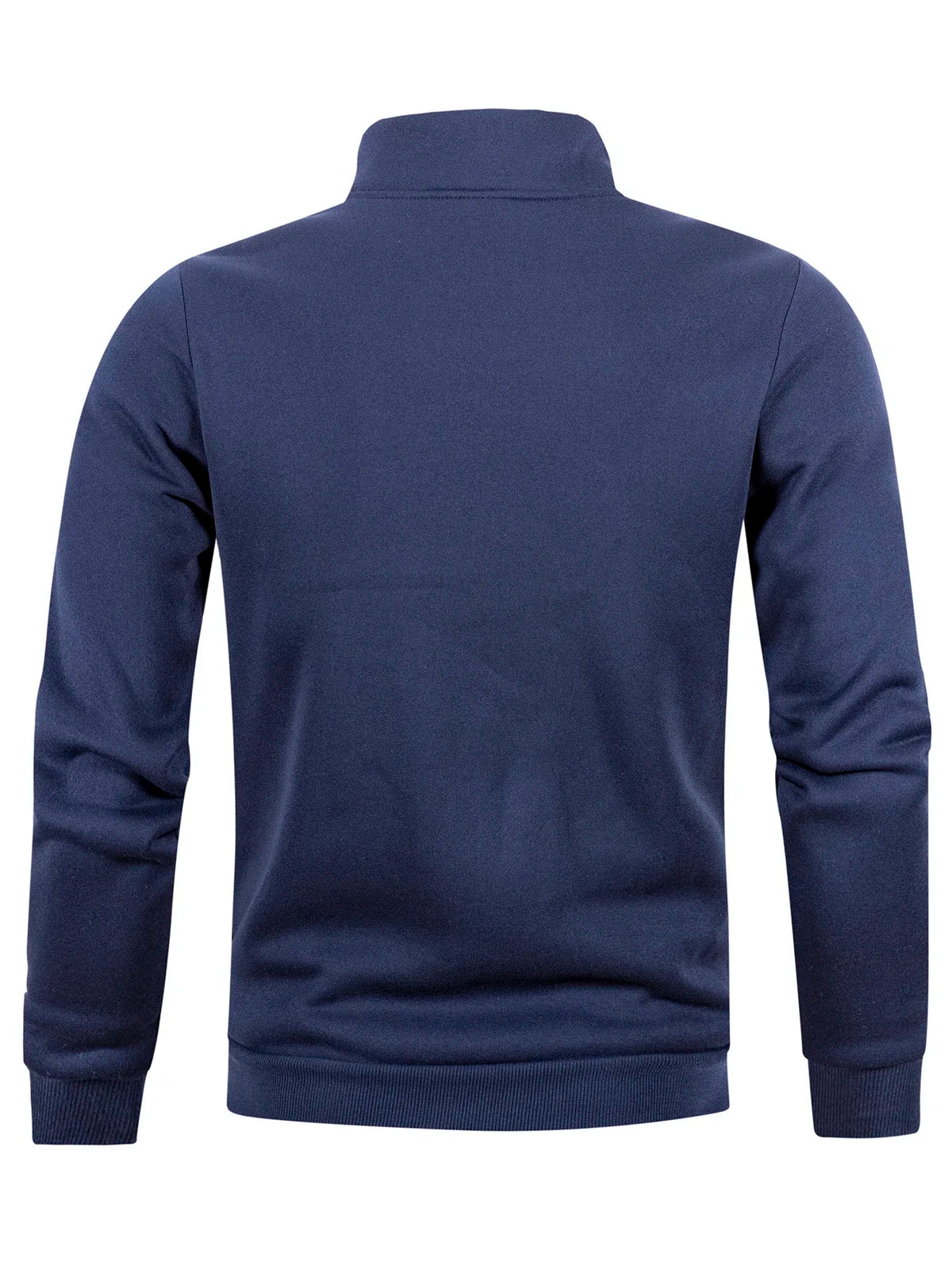 Men's Solid Turtleneck Knit Pullover