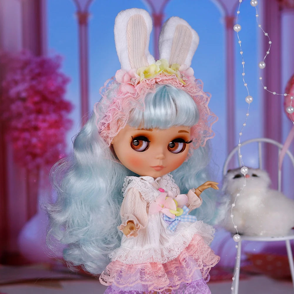 ICY DBS Blyth Doll Tan Skin Matte Face With Eyebrows Special Price 1/6 BJD JOINT body Neo Anime