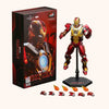 ZD Toys Iron Man Action Figure Joint Movable MK1 MK3 MK6 MK7 MK42 MK45 MK50 MK85 MK17 MK33 MK39 Adult Collection Figure Gift