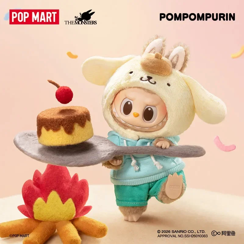 POP MART Labubu Monsters Sanrio Characters Series Vinyl Plush Mystery Guess bagBlind Box Anime Figure Soft Toy for Desktop Decor