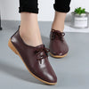 Women's Genuine Leather Loafers — Soft Pointed Toe Flats