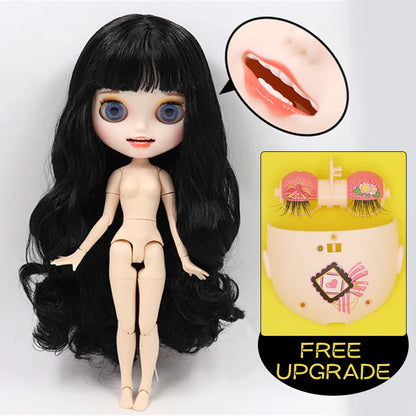 ICY DBS Blyth Doll 1/6 bjd ob24 toy joint body white skin custom doll customized face matte face 30cm toy girls gift