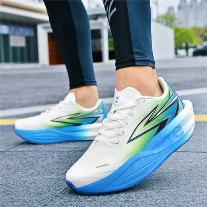 Men's Running Shoes Outdoor Sneakers Breathable Mesh Off-road Luxury shoes Trainer Shoes Couple Cushioning Race Non-Slip Fashion