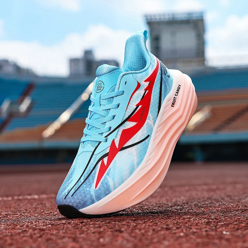 Men's Running Shoes Breathable Couple Trainer Race Luxury shoes Sneakers Mesh Outdoor Non-Slip Jogging Cushioning Off-road Shoes