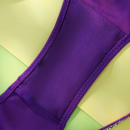 Women's Shine-Strap Thong Panty
