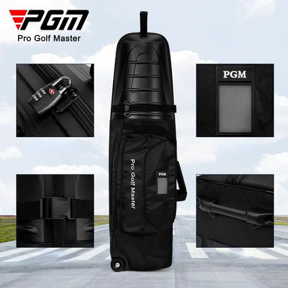 Golf Aviation Bag Men Women Hard Shell Anti Collision Squeeze Aircraft Consignment Belt Roller Skating Travel Bags HKB014